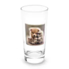 seven20sの仲良しワンコ Long Sized Water Glass :front