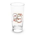 colorsの小鳥のラブちゃん Long Sized Water Glass :front