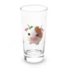 終わらない夢🌈の可愛い💕まんまる◯シリーズ✨　牛🐮 Long Sized Water Glass :front