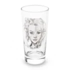 fashion-forwardのエロカッコイイ女性 Long Sized Water Glass :front