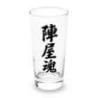 着る文字屋の陣屋魂 （地元魂） Long Sized Water Glass :front