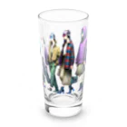 hoodie styleのメインストリート Long Sized Water Glass :front