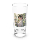 harusan29の植物や花を大切にする環境意識の高い子リス Long Sized Water Glass :front