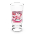 uchakyumaのいちごケーキにネコ Long Sized Water Glass :front