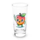 createaiのりんごたん Long Sized Water Glass :front