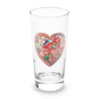 HeartyTimeのハート紅型 Long Sized Water Glass :front