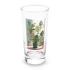 kamako-0608の観葉植物のイラスト Long Sized Water Glass :front
