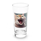 oekakishopのシャーッする猫 Long Sized Water Glass :front