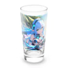 シロクマペンギンのエルフのサイバーピアニストの夏休み Long Sized Water Glass :front