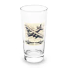 hosigareの架空の航空機 Long Sized Water Glass :front