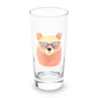 さとうさしみ。のメガネっクマ① Long Sized Water Glass :front