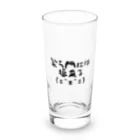 ことば遊びの笑門福来猫 Long Sized Water Glass :front