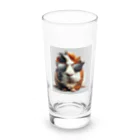 ふわりんごカフェのグラサンモルモットくん Long Sized Water Glass :front