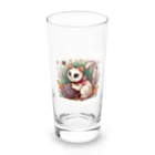 星パンダショップのふわふわ毛玉ねこ Long Sized Water Glass :front