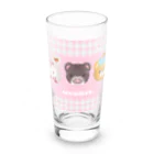 うちゃびっとやさん。の【usabit】けもびっとpink Long Sized Water Glass :front