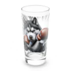 choropperのボクサーハスキー Long Sized Water Glass :front