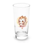 可愛らしいドラゴンのイラストグッズ店の【かわいいドラゴンのマスコットキャラクター】 Long Sized Water Glass :front