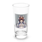 干支シティの午の花嫁 Long Sized Water Glass :front