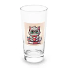 animal-loversの癒し猫 Long Sized Water Glass :front