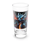 だまショップ@子ども向けのダークな恐竜くん7号 Long Sized Water Glass :front