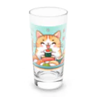 zuuu-の☆す☆し☆ね☆こ☆ Long Sized Water Glass :front