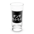 ぺけぽんオリジナルグッズの文字（パンダもふもふ） Long Sized Water Glass :front