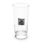 gabliel.の泥遊びをする子ども Long Sized Water Glass :front