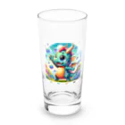 可愛らしいドラゴンのイラストグッズ店のドラゴンモンスター Long Sized Water Glass :front