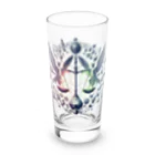 3匹の黒猫 ショップの審判の天秤 Long Sized Water Glass :front