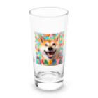 ANTARESの今日もハッピーな柴犬 Long Sized Water Glass :front