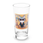 アニマルセラピーのキャット・イン・スーツ Long Sized Water Glass :front