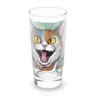 washi-and-washichanのゲス猫 Long Sized Water Glass :front