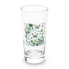Lovers-chapelの四葉のクローバー Long Sized Water Glass :front