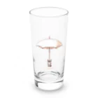 白傘ユメのかわいいウサギ傘のグッズ Long Sized Water Glass :front