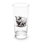 momonouchi-の溶けちゃう豚 Long Sized Water Glass :front