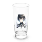 しんがんの未来的なAI美女 Long Sized Water Glass :front