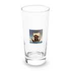 にんにんにんじゃの熊海賊 Long Sized Water Glass :front