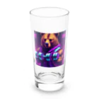 white-Stoneのフィットネスベア Long Sized Water Glass :front