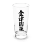 着る文字屋の金津園魂 （地元魂） Long Sized Water Glass :front