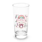 safarin001の羽と虹のファンタジー Long Sized Water Glass :front