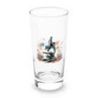 science closet（科学×ファッション）の顕微鏡　~ミクロの世界~ Long Sized Water Glass :front