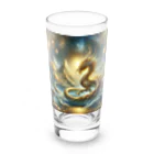 オウゲンとマーケットの金色の龍 Long Sized Water Glass :front