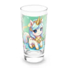 karekore_のかわいいユニコーンのみこ Long Sized Water Glass :front