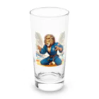 GANZのライオン柔道師範 Long Sized Water Glass :front