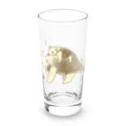 魅螺驅琉工房のおやこありくい Long Sized Water Glass :front