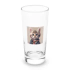 machaの猫友クラブ Long Sized Water Glass :front