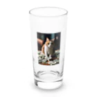 GoldCatの猫金 Long Sized Water Glass :front