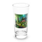 「動物ミリ屋」の新緑の癒し Long Sized Water Glass :front