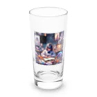 yumeの美しい研究者 Long Sized Water Glass :front