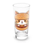 ゆるきゃら製作所の猫バーガー Long Sized Water Glass :front